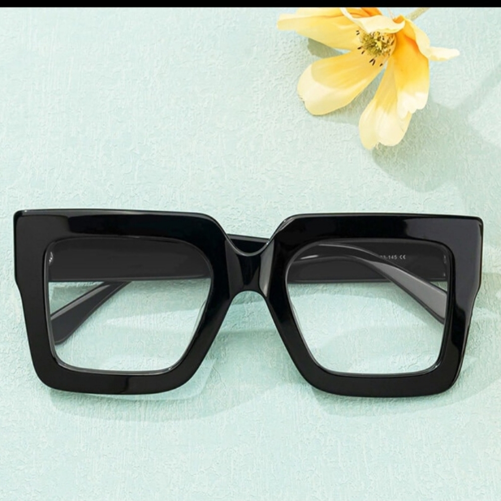 New Eyeglasses Frame Two-Color Square Frame - Picture 5 of 14